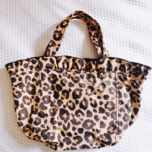 Loeffler Randall Claire nylon leopard tote